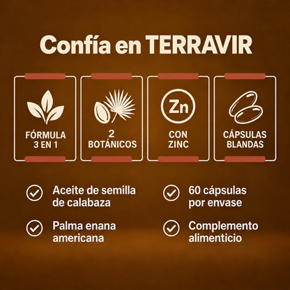 TERRAVIR – Cuida tu cabello y tus defensas cada día
