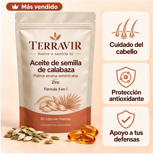 TERRAVIR – Cuida tu cabello y tus defensas cada día